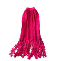 French Hollow Polka Dot Fringe A-Line Mid-Length Skirt