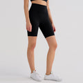brushed five-point lulu yoga pants for women without embarrassing lines, high-waisted outdoor cyclin