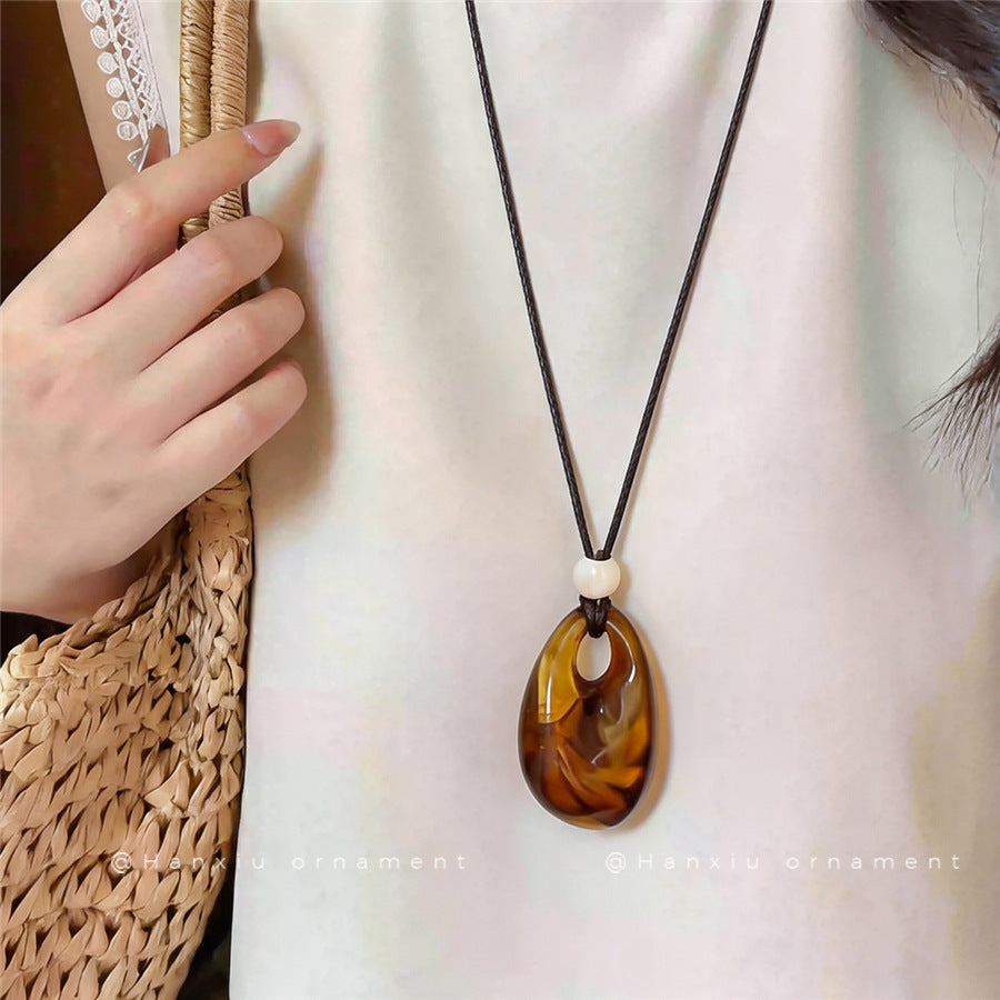 Bohemian Heart Pendant Necklace - view 3