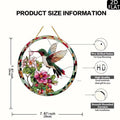 Hot selling beautiful bird acrylic living room courtyard pendant holiday scene decoration pendant gift
