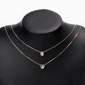 EU/US Import Bestseller Style Fashionable Simple Multi-Layer Five-Point Star Heart Teardrop Retro Clavicle Chain N6239