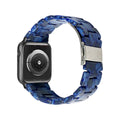 For Appleiwatch Watch Band New Import Butterfly Buckle 78 Third Gen 3 Bead Clear Apple Resin Band