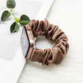 Amazon Crystal Satin Plain Band Large Cord Hair Tie Fits Apple iWatch Apple Watch Band