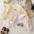Girls' Embroidered Pullover Hoodie