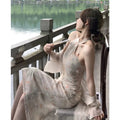 Women's Early Spring New Chinese Petite Qipao Dress + Dress Set 2026 - As Pictured