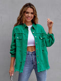Women's Long Sleeve Mid-Length Long Jacket 2026 | Trendy Jacket - Violet