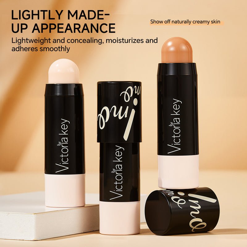 Long-Wear Natural Foundation Stick - Matte, Waterproof & Skin-Loving