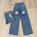 Summer Retro Slimming High Waist Drapey Loose Wide Leg Pants