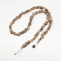 Gem Li Two Combo One Data Cable Ditsy Floral Pleated Scrunchie Android iphone Charging Line 1 Beige PVC Count Data Transfer