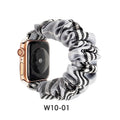 For apple iwatch Watch Band Overseas Striped Plaid Fresh Stretch Single Row Large Cord Apple Band