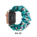Fits apple iwatch Band Overseas Polyester Printed Cartoon Water Fruit S8 Large Cord Apple Hair Tie Band