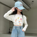 Girls' Solid Loose Wide-Leg Straight Jeans - Fall 2026