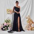 Women's Sequin Tulle Evening Gown Party