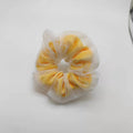 Ins Korea Fleece Large Cord Hair Tie Women Double-Layer Tulle Gold Velvet Kids Sweet Hair String Fabric Art Hair Tie Wholesale
