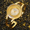 Factory Direct ogyawatch Rhinestone Bangle Women Quartz Watch Light Luxury Sparkle Glossy Rhinestone Dial Bangle Watch
