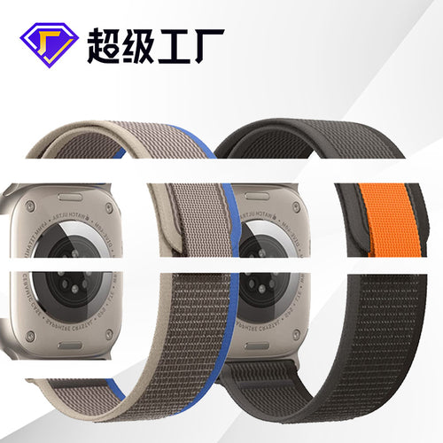 For Appleiwatch New 8ultra Watch Band In Stock Nylon Woven Apple Trail Return Band