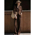 Spring-Summer Old Money Retro Sun-Protection Shirt 2-Piece Set