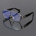 Metal Pilot Plano Glasses 2026 New Anti-Blue Trendy Fashionable Trendy Men Premium Frame Glasses