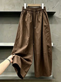 Summer Korean Fashion High Waist Lightweight Wide Leg Pants + Pants