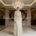Beaded Embroidery Long Evening Gown - Elegant Banquet Party Formal Dress Women
