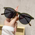 Western Round Sunglasses UV-Proof Tortoise Shell Stud Wear Jewelry Driving Sunshade Sun-Proof Women Sunglasses Premium