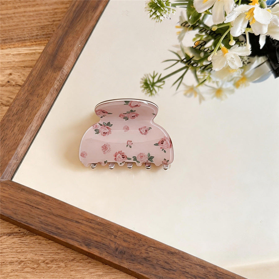 Korean Acrylic Flower Hair Claw Clip - view 6