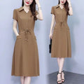 Plus Size Mom Dress, Fitted Tummy-Control 2025