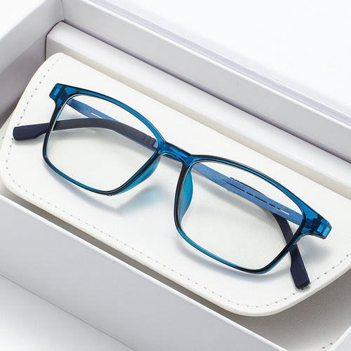 Fashionable Presbyopia Glasses Anti-Blue Ultra-Light Influencer Pick Formal Single Vision Trendy Elderly Plano Glasses Frame Reading Glasses