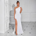 Women's One-Shoulder Premium Evening Gown