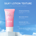 跨境LAIKOU莱蔻樱花sunscreen提亮版隔离霜50g补水保湿护肤品批发