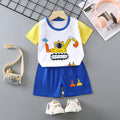 Women's Summer Cotton Short Sleeve Set 2026 | 2 Piece Outfit Set - Orange