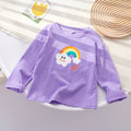 Girls' Cute Long Sleeve Base Layer T-Shirt - Spring/Fall