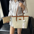 跨境大包包女包2026新款欧美时尚印花托特包大容量女士单肩包bags