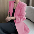 Women's Spring Korean Casual Blazer 2026 - Coffee