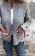 Fall-Winter Casual Fashion Stand Collar Loose Jacket