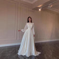 2026 Spring French Court Style White Double-Layer Chiffon Princess Ball Gown