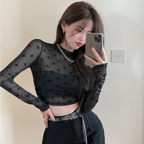 Women's Ice Silk Fitted Slim Sun Protection Top