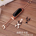 For Xiaomi 7 / 6 / 5 / 4 / 3 Third Gen Metal Band Waterproof Wear-Resistant Detachable Style Buckle Xiaomi Band