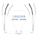Gao Qisheng Style of F91092T Ultra-Light β Titanium Rimless Frame Accordion Temple Formal Men Prescription Glasses Frame