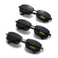 HD Polarized Versatile Travel Men Driving UV-Proof Special Use Glasses Square Glare-Proof Metal Sunglasses