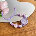 DIY Bestie Hand Watch Women Middle-School Ladies Student ins Niche Forest Retro Forest Style Simple Small New Versatile