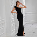 Women's One-Shoulder Slim Fit Sexy Classic Socialite Evening Gown
