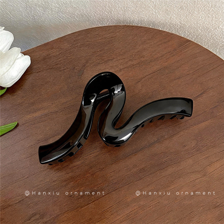 Geometric Acrylic Hair Claw Clip Set - view 4