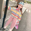 Girls' Striped Long Sleeve 2-Piece Set